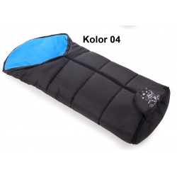 Uniwersalny cieplutki śpiworek polarowy 4w1 długość 108 cm ortalion